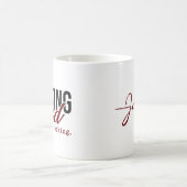 待ち受けている神はクリスチャン・イエスを働いている コーヒーマグカップ (中央)