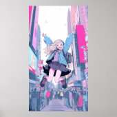 【待ち受け画像】ダウンロードして待ち受け画像にできます|寿司娘 GenerativeAI ポスター (正面)