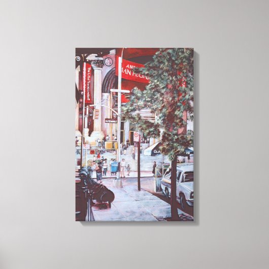 待ち合わせの瞬間 キャンバスプリント (正面)