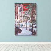 待ち合わせの瞬間 キャンバスプリント (インサイチュ (ウッドフロア))