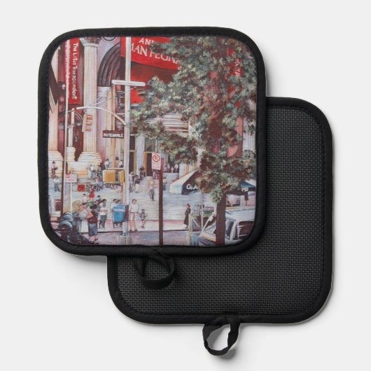 待ち合わせの瞬間 鍋敷き (正面/裏面)