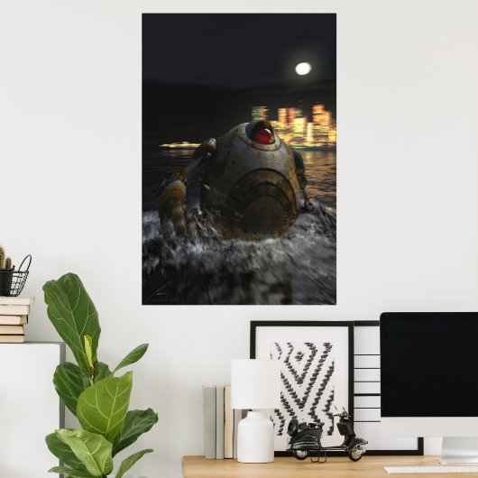 待ち時間が終わった… ポスター (ホームオフィス)