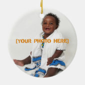 待ち時間のオーナメントの価値を持つ採用アフリカ セラミックオーナメント (裏面)