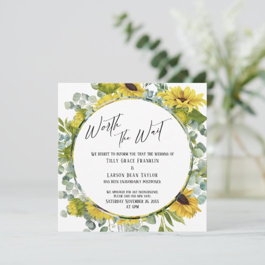 待ち時間フローラ延期結婚カードの価値 招待状 (スタンド正面)