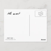 待ち時間 ポストカード (裏面)