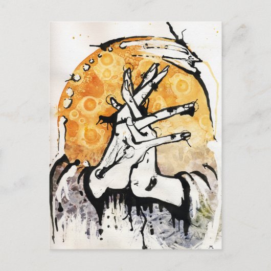 待ち時間 ポストカード (正面)