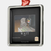 待ち時間 メタルオーナメント (左)