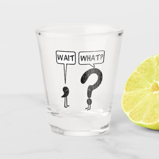 待ち時間、何か。 ショットグラス (正面)