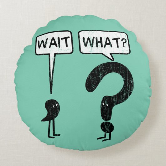 待ち時間、何か。 ラウンドクッション (正面)