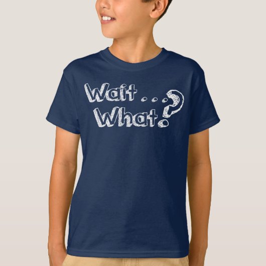 待ち時間…。 何か。 Tシャツ (正面)