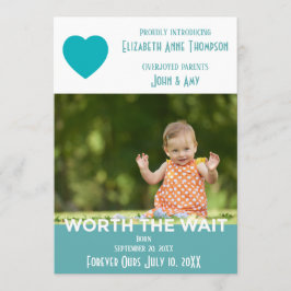 待ち時間-採用の発表の価値を持ってモダン 案内状