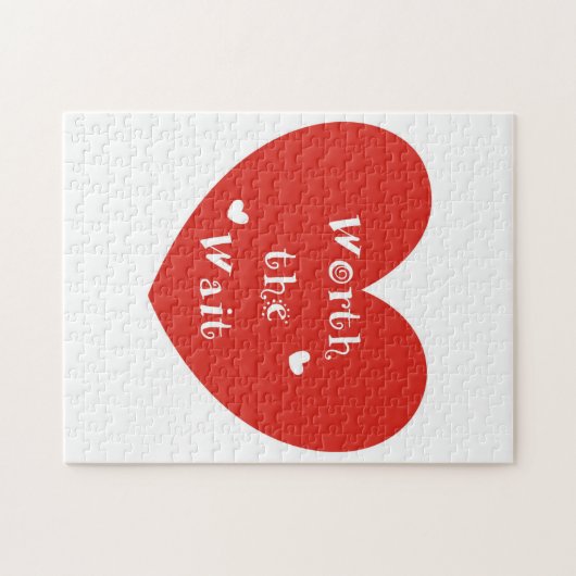 待ち時間-採用-の価値を持って新生児 ジグソーパズル (横)