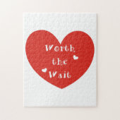 待ち時間-採用-の価値を持って新生児 ジグソーパズル (縦)