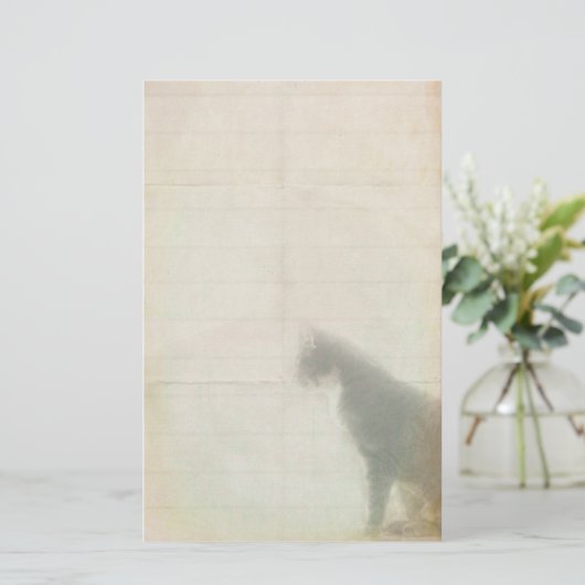 待ち猫 便箋 (スタンド正面)