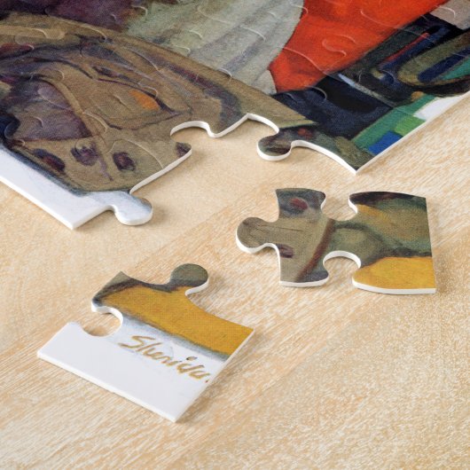 待ち続けられるゴルファー ジグソーパズル (側面)