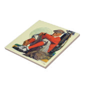 待ち続けられるゴルファー タイル (側面)