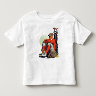 待ち続けられるゴルファー トドラーTシャツ