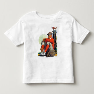 待ち続けられるゴルファー トドラーTシャツ