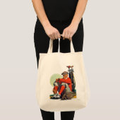 待ち続けられるゴルファー トートバッグ (正面(商品))