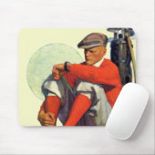 待ち続けられるゴルファー マウスパッド (マウス)