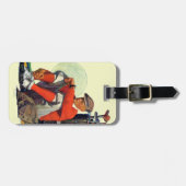 待ち続けられるゴルファー ラゲッジタグ (正面横)