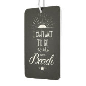 待ち遠しいビーチ カーエアーフレッシュナー (左)