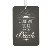 待ち遠しいビーチ カーエアーフレッシュナー (裏面)