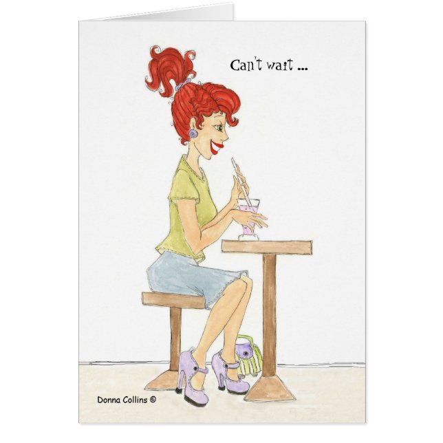 待ち遠しい娘 (正面)