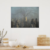 待ち遠しい青い霧 ポスター (キッチン)