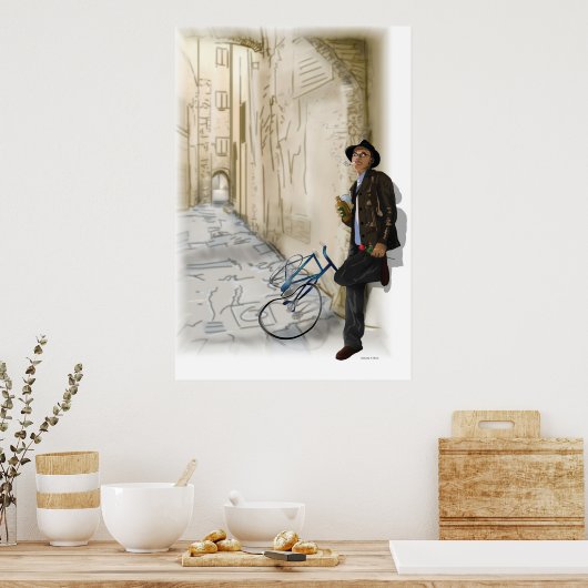 待った ポスター (キッチン)