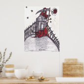 待っていたプリント ポスター (キッチン)