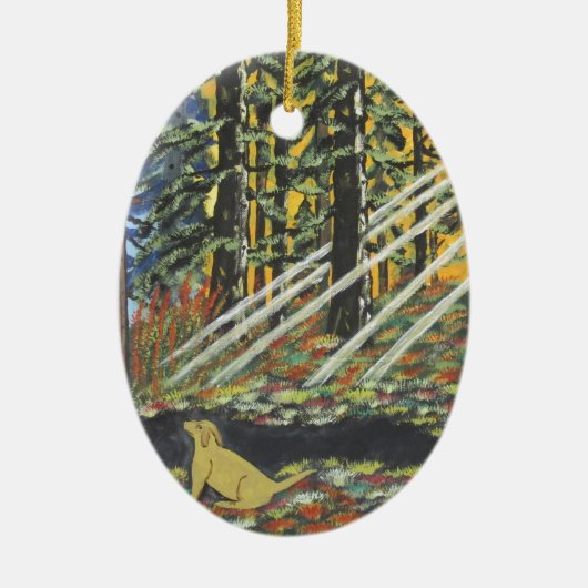 待っていること セラミックオーナメント (正面)