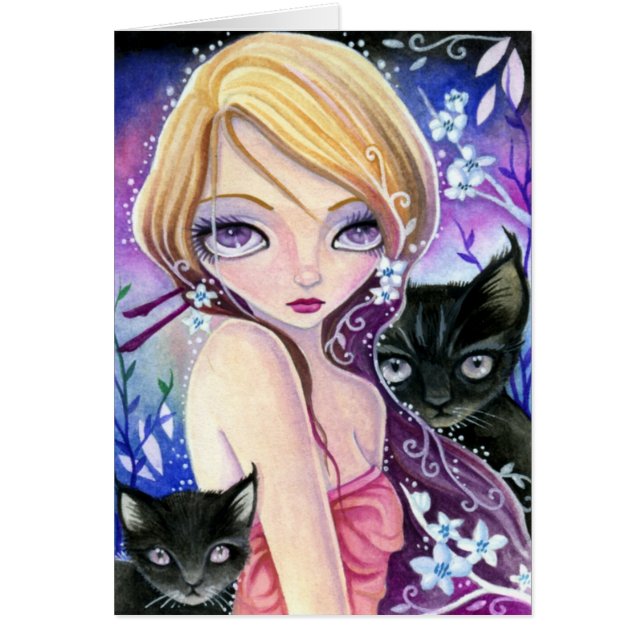 待っていること-空白のなカード (正面)