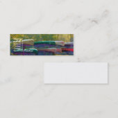 待っているカヌーのプロフィールカード スキニー名刺 (正面/裏面)