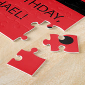 待っているケーキ – つや消し時間誕生日 ジグソーパズル (側面)