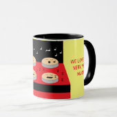 待っているケーキ – つや消し時間誕生日 マグカップ (正面右)