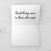 待っている人に来られるよい事 カード (内部)