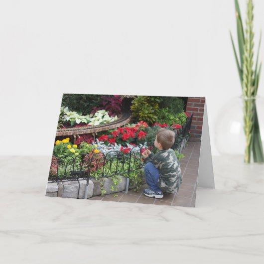 待っている人に来られるよい事 カード (正面)