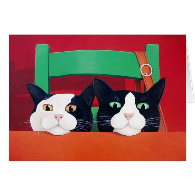 待っている夕食 (正面横)