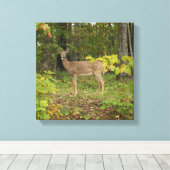 待っている キャンバスプリント (インサイチュ (ウッドフロア))