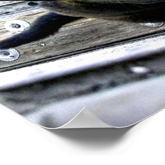 待っている ポスター (角)