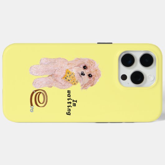 待っている Case-Mate iPhoneケース (裏面 (横))