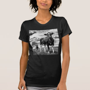 待っているBWの穀物 Tシャツ