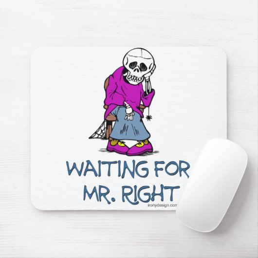 待っているMr.Right マウスパッド (マウス)