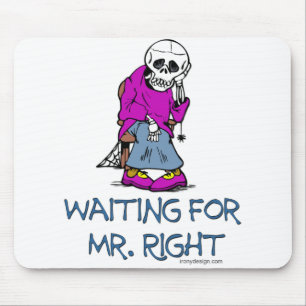 待っているMr.Right マウスパッド