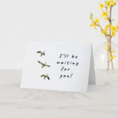 待ってるぞ！ カード (黄色い花)