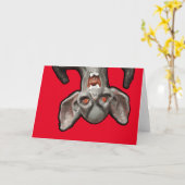 待ってるよ。。。 カード (黄色い花)