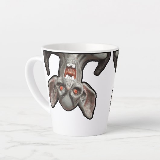 待ってる。.... カフェラテマグ (左アングル)