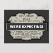 待ってる！パーソナライズされた発表 案内ポストカード (正面)