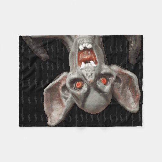 待ってる。.... フリースブランケット (正面(横))